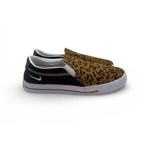 Nike Court Legacy Slip On Women's Shoes Sneakers Casual Fashion Cheetah Size 7.5